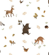NORWOOD - Papier peint enfant - Motif les amis de la forêt